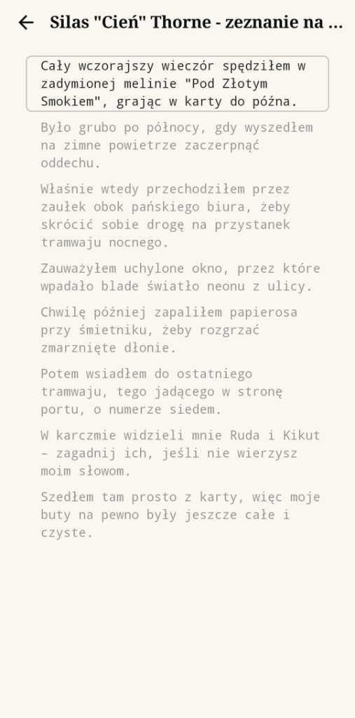 Zeznanie na żywo